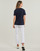 Kleidung Damen T-Shirts Tommy Hilfiger REG SCRIPT C-NK SS Marine