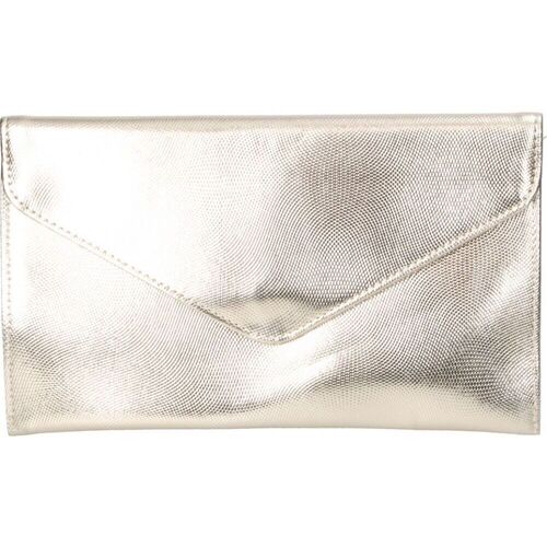 Taschen Damen Abendtasche und Clutch Fortunne 2309C-5 Silbern