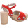 Schuhe Damen Sandalen / Sandaletten Softclox Sandaletten  EILYN S3337-kaschmir lipstick Rot