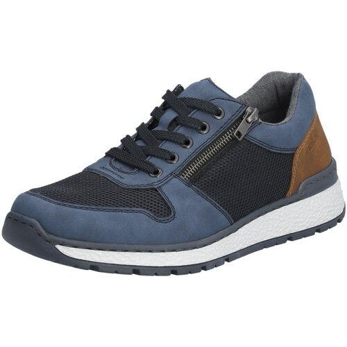 Schuhe Herren Derby-Schuhe & Richelieu Rieker Schnuerschuhe B9007-14 Blau