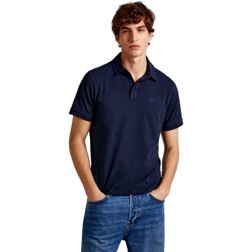 Kleidung Herren Polohemden Pepe jeans POLO HOMBRE HARPER   PM542157 Blau