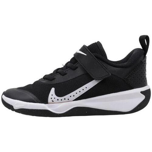 Schuhe Jungen Sneaker Low Nike OMNI MULTI-COURT (5) Schwarz