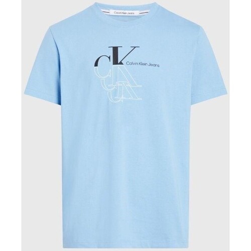 Kleidung Herren T-Shirts Calvin Klein Jeans J30J325352 Blau