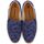 Schuhe Herren Leinen-Pantoletten mit gefloch Gioseppo SORTINO Blau