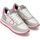 Schuhe Damen Sneaker Philippe Model TKLD WN04 - TROPEZ HAUTE LOW-NEON BLANC/FUCSIA Weiss