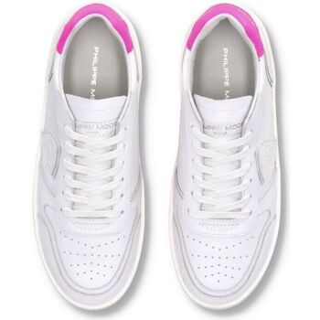 Philippe Model VNLD VN02 - NICE LOW-VEAU NEON BLANC/FUCSIA Weiss