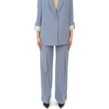 Kleidung Damen 5-Pocket-Hosen Twin Set 241TF2041 Blau