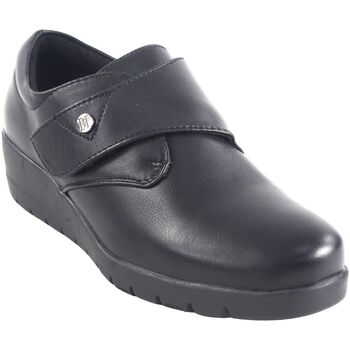 Schuhe Damen Multisportschuhe Hispaflex 23211 schwarzer Damenschuh Schwarz