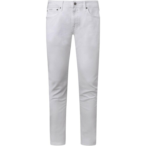 Kleidung Herren Slim Fit Jeans Pepe jeans VAQUERO BLANCO HOMBRE SLIM FIT   PM207388TA22 Weiss