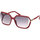 Uhren & Schmuck Sonnenbrillen Tom Ford Solange-02 FT1089/S 75B Sonnenbrille Bordeaux