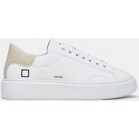 Schuhe Damen Sneaker Date W997-SF-CA-HB - SFERA CALF-WHITE BEIGE Weiss