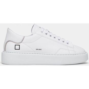 Schuhe Damen Sneaker Date W997-SF-CA-WH - SFERA CALF-TOTAL WHITE Weiss