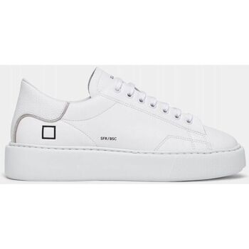 Schuhe Damen Sneaker Date W997-SF-CA-WH - SFERA CALF-TOTAL WHITE Weiss