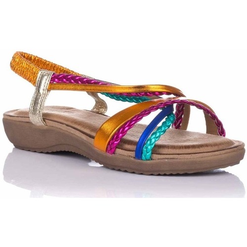 Schuhe Damen Sandalen / Sandaletten Calzados Buonarotti AT-3153 Multicolor
