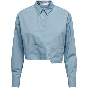 Kleidung Damen Hemden Only 15314349 PAULA-MOUNTAIN SPRING Blau