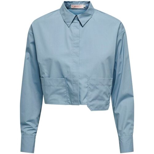 Kleidung Damen Hemden Only 15314349 PAULA-MOUNTAIN SPRING Blau