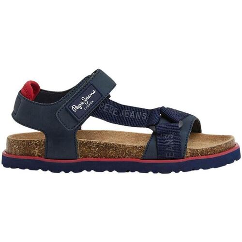 Schuhe Herren Sandalen / Sandaletten Pepe jeans  Blau