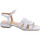 Schuhe Damen Sandalen / Sandaletten Regarde Le Ciel Sandaletten Cayley-03-white-pearl Weiss