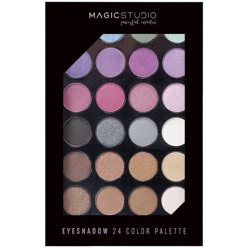 Beauty Damen Lidschatten Magic Studio Eyeshadow Palette 24 Colors 20 Gr 