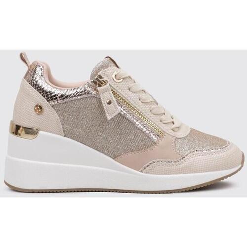 Schuhe Damen Sneaker Low Xti 142280 Gold