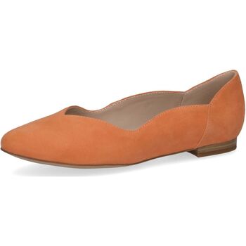Schuhe Damen Ballerinas Caprice Ballerinas Orange
