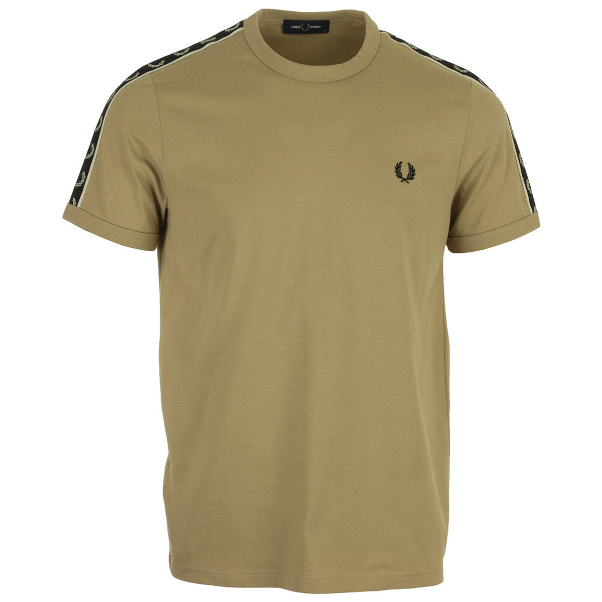 Kleidung Herren T-Shirts Fred Perry Contrast Taped Ringer Beige