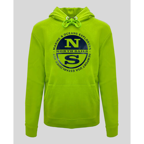 Kleidung Herren Sweatshirts North Sails 9022980453 Lime/Green Grün