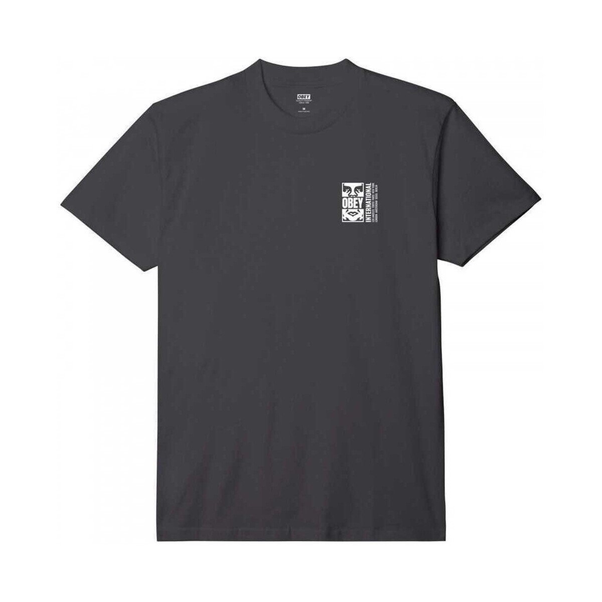 Kleidung Herren T-Shirts & Poloshirts Obey icon split Schwarz