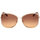 Uhren & Schmuck Damen Sonnenbrillen Tom Ford Marta FT1091/S 28F Sonnenbrille Gold