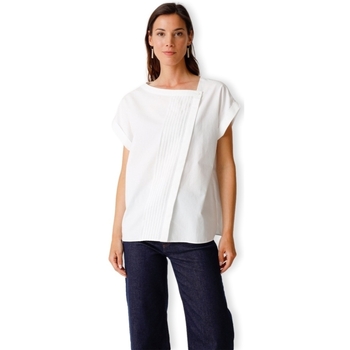Kleidung Damen Tops / Blusen Skfk Anais Shirt - White Weiss