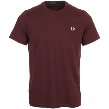 Kleidung Herren T-Shirts Fred Perry Crew Neck T-Shirt Rot