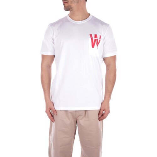 Kleidung Herren T-Shirts Woolrich CFWOTE0122MRUT2926UT2926 Weiss