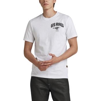 Kleidung Herren T-Shirts G-Star Raw  Weiss