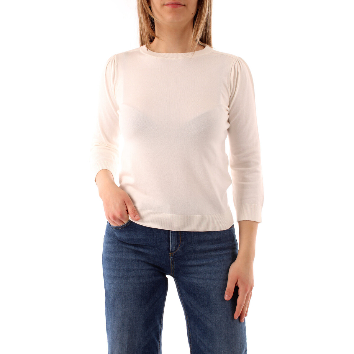 Kleidung Damen Sweatshirts Emme Marella CALIGA Weiss
