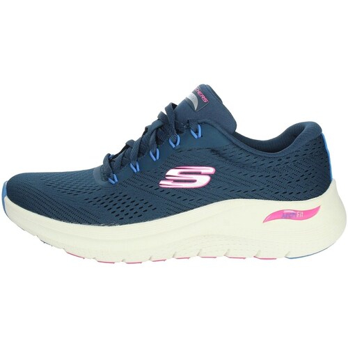 Schuhe Damen Sneaker High Skechers 150051 Blau