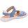 Schuhe Mädchen Babyschuhe Superfit Maedchen Sandale Leder \ SPARKLE 1-609004-8030 Blau