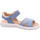 Schuhe Mädchen Babyschuhe Superfit Maedchen Sandale Leder \ SPARKLE 1-609004-8030 Blau