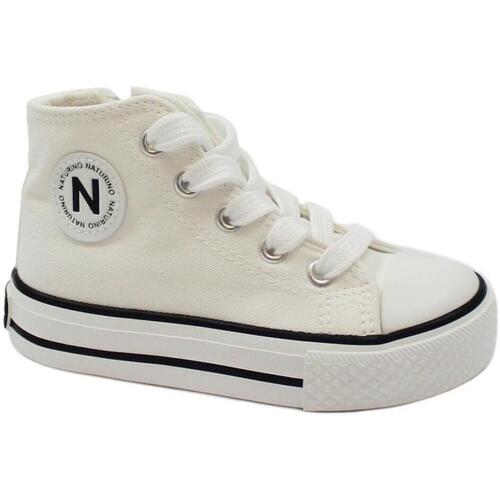 Schuhe Kinder Sneaker High Naturino NAT-E24-18270-WH-a Weiss
