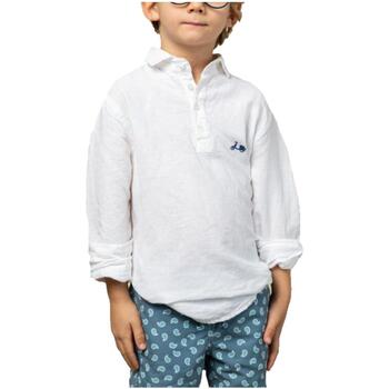 Kleidung Jungen Langärmelige Hemden Scotta  Weiss