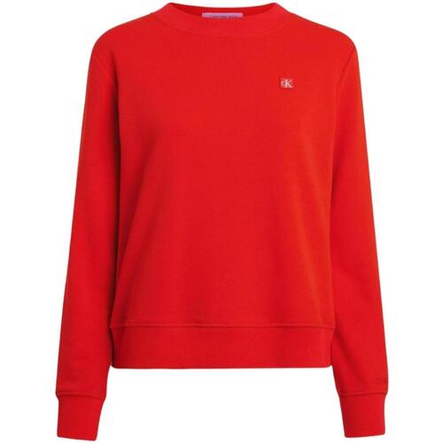 Kleidung Damen Sweatshirts Calvin Klein Jeans  Rot