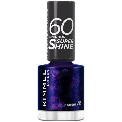 Beauty Damen Nagellack Rimmel London 60 Seconds Super Shine Nagellack 563-midnnight Rush 