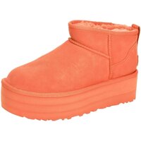 Schuhe Damen Stiefel UGG Stiefeletten W CLASSIC ULTRA MINI PLATFORM 1135092-VCRL Orange