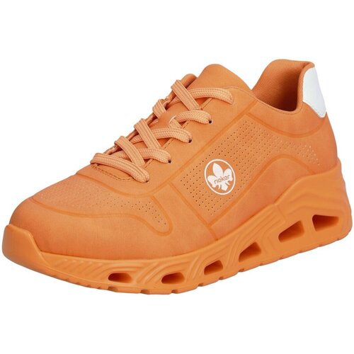 Schuhe Damen Sneaker Rieker FSK Halbschuhe N5202-38 Orange