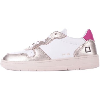 Schuhe Damen Sneaker Low Date W997 CR LM Weiss