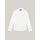 Kleidung Jungen Langärmelige Hemden Tommy Hilfiger KB0KB08868 HEMP-YBR WHITE Weiss