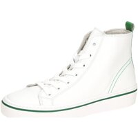 Schuhe Damen Sneaker Gabor Mid s Stiefelette grün Nappa 43.160.29 43.160.29 Weiss