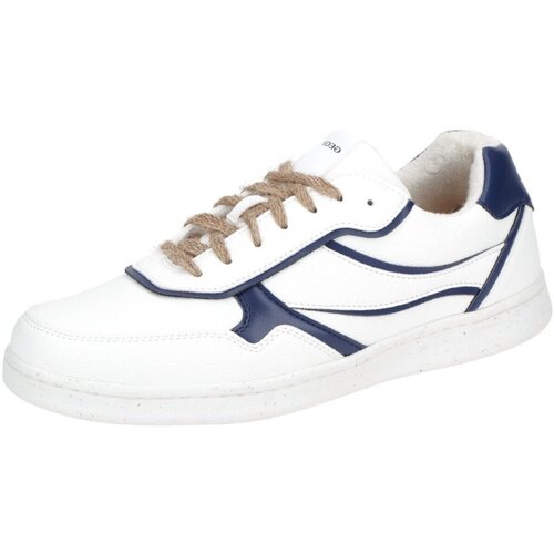 Schuhe Herren Sneaker Geox Warrens Schuhe  blau U260LA U260LA 0BUBCC0899 Weiss