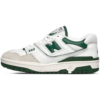 Schuhe Wanderschuhe New Balance 550 White Green Weiss