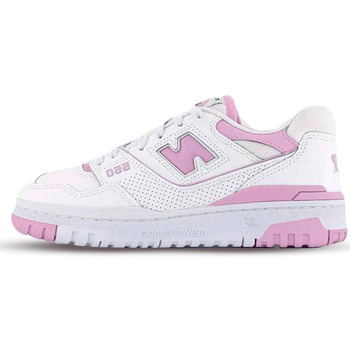 Schuhe Wanderschuhe New Balance 550 White Bubblegum Pink Weiss