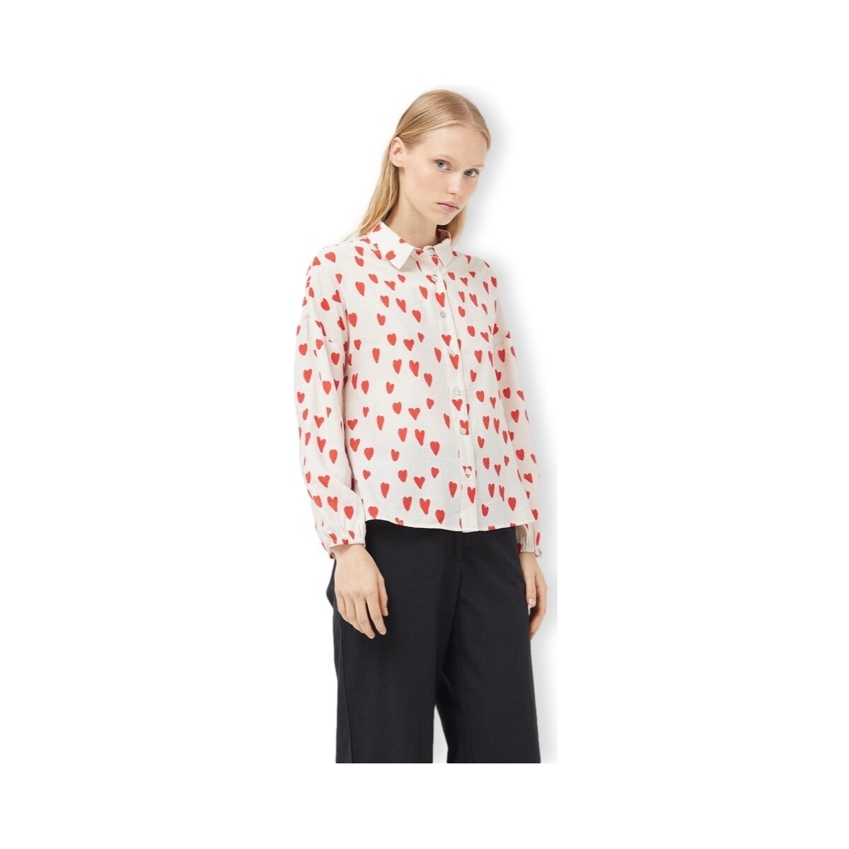 Kleidung Damen Tops / Blusen Compania Fantastica COMPAÑIA FANTÁSTICA Shirt 11034 - Conversational 12 Rot